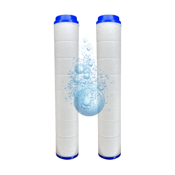 Set 2 Filtre HydroPure Osmotica , Filtrare Clor, Rugină și Sedimente pentru Duș Curat