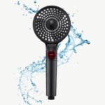 Cap de duș cu filtru HydroPure Crystal Osmotica – 2 Fețe, 3 Jeturi – Filtrare Clor, Rugină și Sedimente