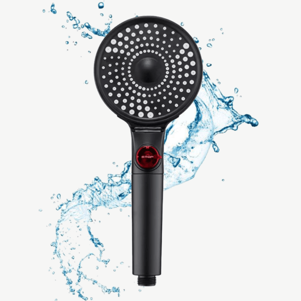 Cap de duș cu filtru HydroPure Crystal Osmotica – 2 Fețe, 3 Jeturi – Filtrare Clor, Rugină și Sedimente