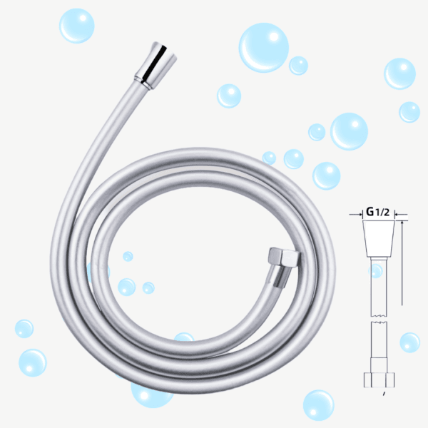 Furtun de Duș Universal Osmotica ProFlex 150 cm Flexibil 360°, Fără Scurgeri, Antirăsucire, Rezistent și Durabil