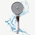 Cap de duș cu filtru HydroPure Crystal Osmotica – 2 Fețe, 3 Jeturi – Filtrare Clor, Rugină și Sedimente