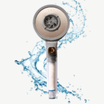 Cap de duș cu filtru HydroPure Crystal Osmotica – 2 Fețe, 3 Jeturi – Filtrare Clor, Rugină și Sedimente