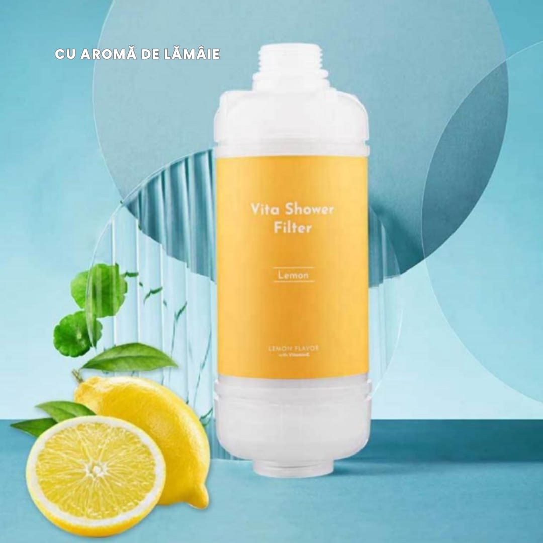 VitaC Pure Lemon - Filtru clor cu Vitamina C și aromaterapie