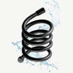 Furtun de Duș negru Universal Osmotica ProFlex 150 cm Flexibil 360°, Fără Scurgeri, Antirăsucire, Rezistent și Durabil