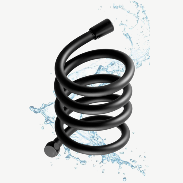 Furtun de Duș negru Universal Osmotica ProFlex 150 cm Flexibil 360°, Fără Scurgeri, Antirăsucire, Rezistent și Durabil