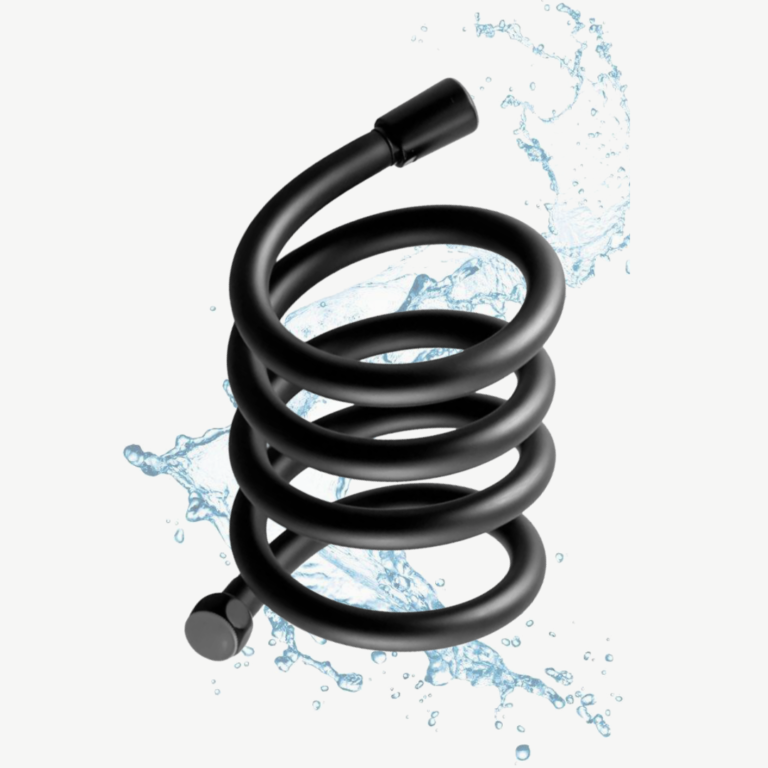 Furtun de Duș negru Universal Osmotica ProFlex 150 cm Flexibil 360°, Fără Scurgeri, Antirăsucire, Rezistent și Durabil